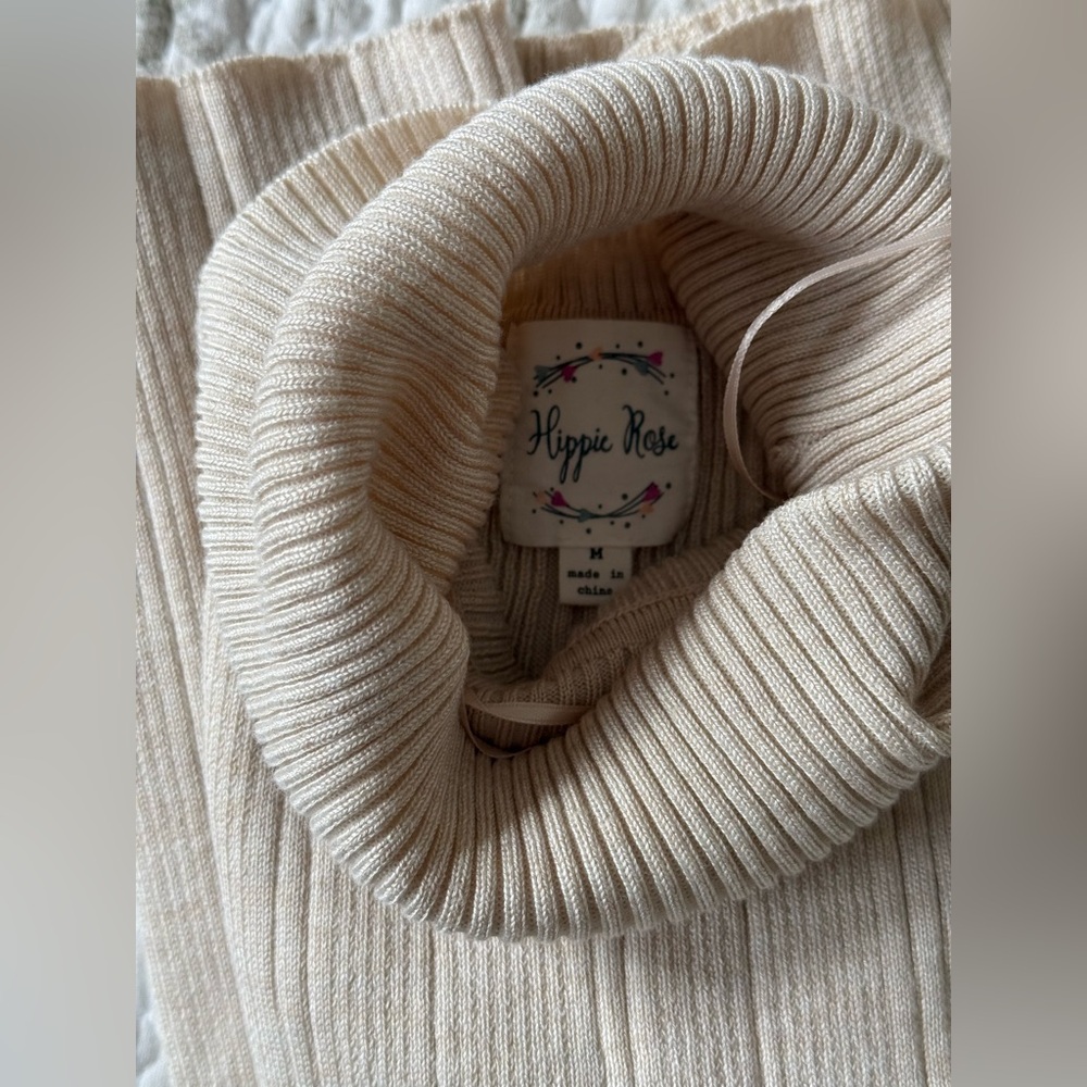 Turtleneck sweater dress
